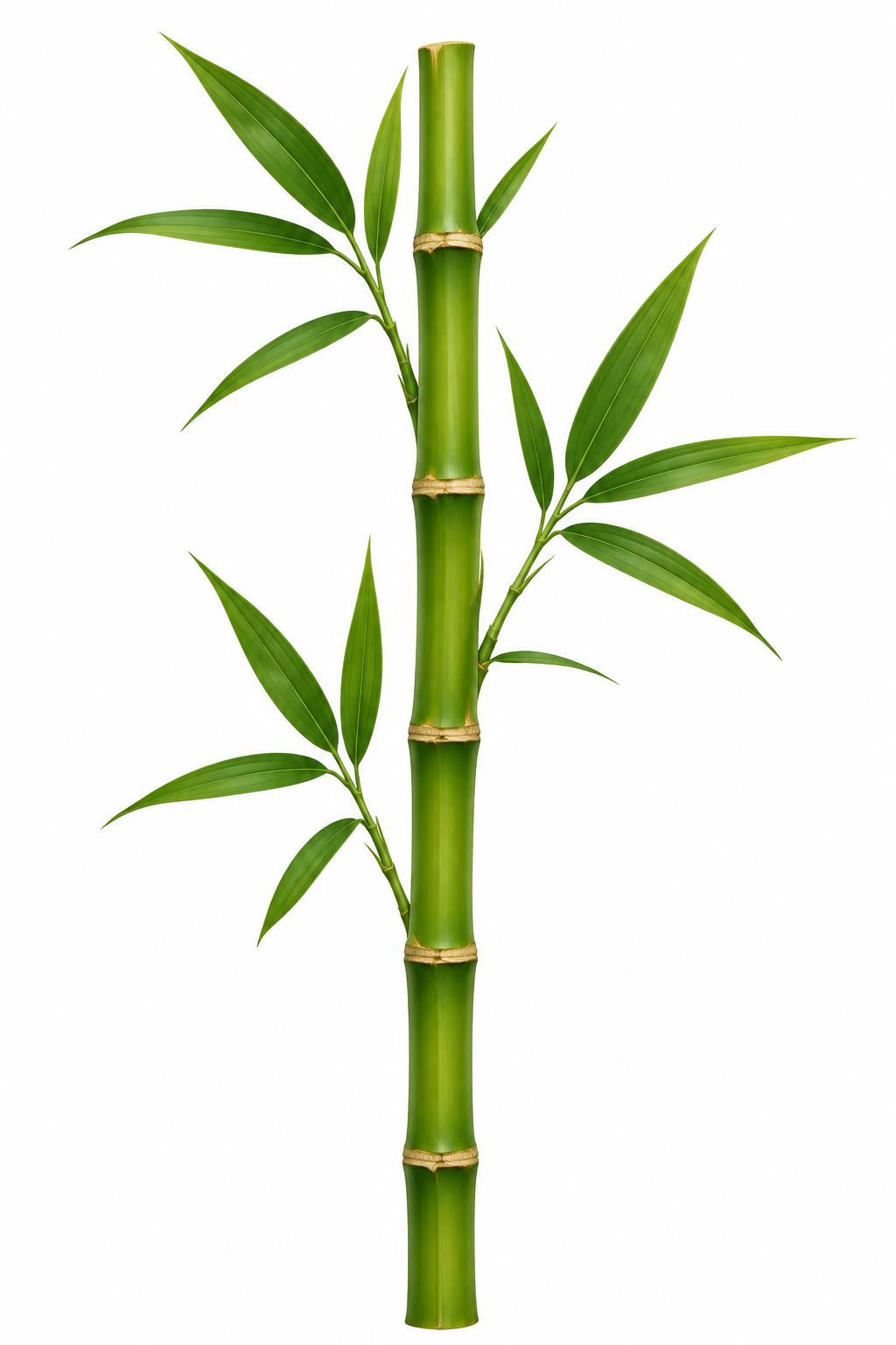 Bambú verde, símbolo de crecimiento y flexibilidad